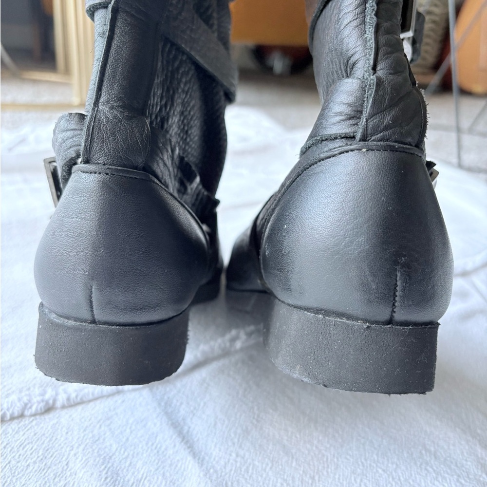 Sons of Sandler Low Buckle Leather Boots - Picture 6 of 8